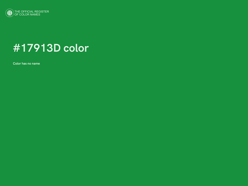 #17913D color image