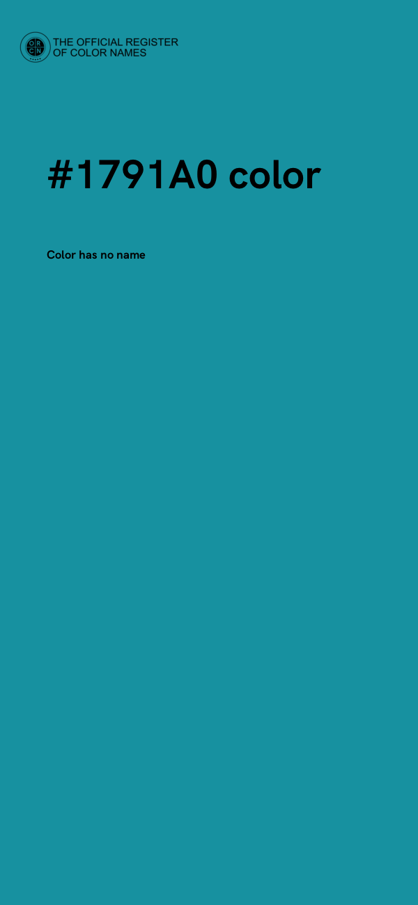 #1791A0 color image