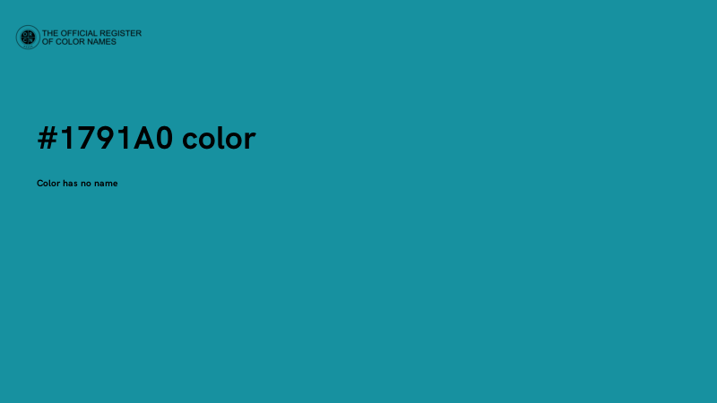 #1791A0 color image