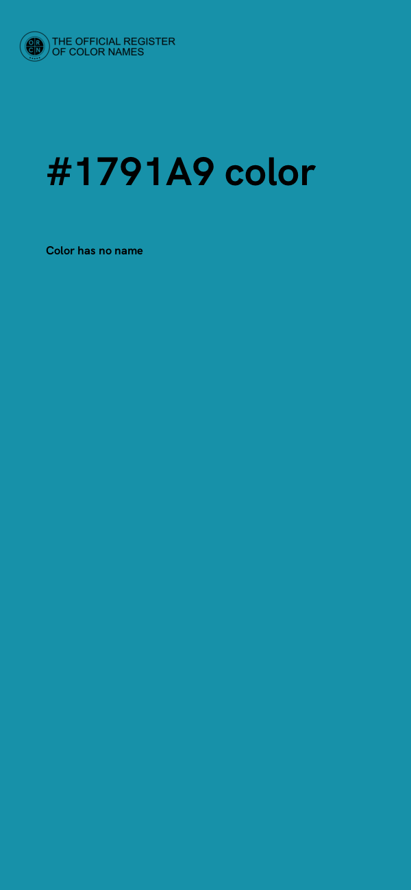 #1791A9 color image