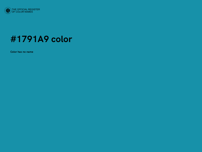 #1791A9 color image