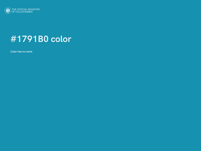 #1791B0 color image