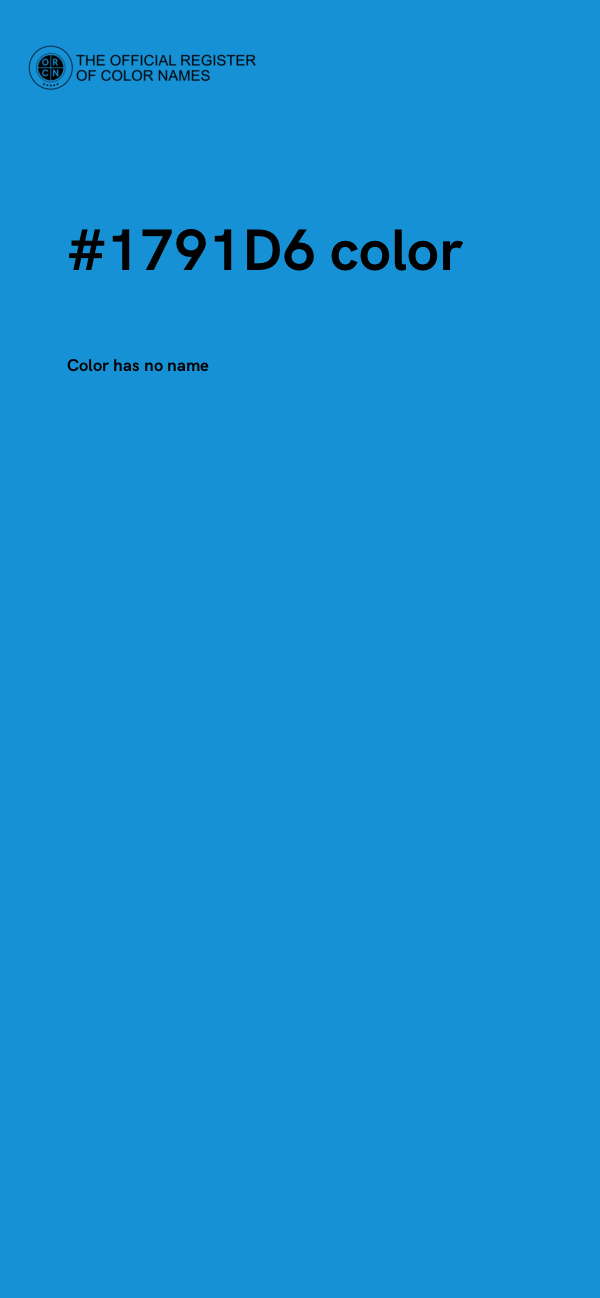 #1791D6 color image