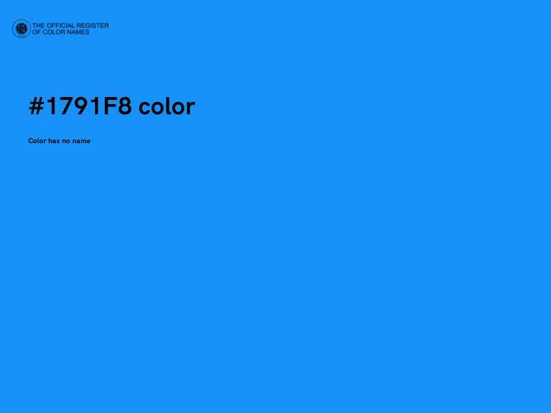 #1791F8 color image