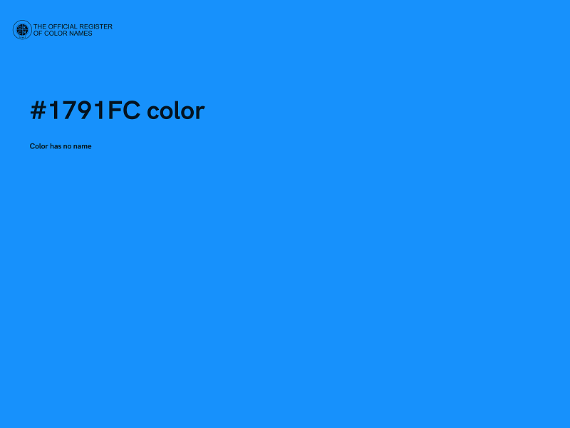 #1791FC color image