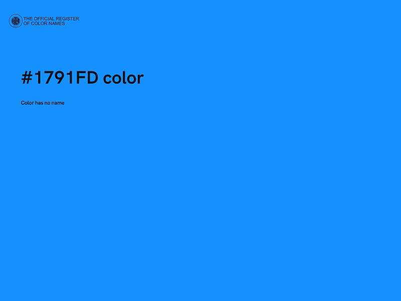 #1791FD color image