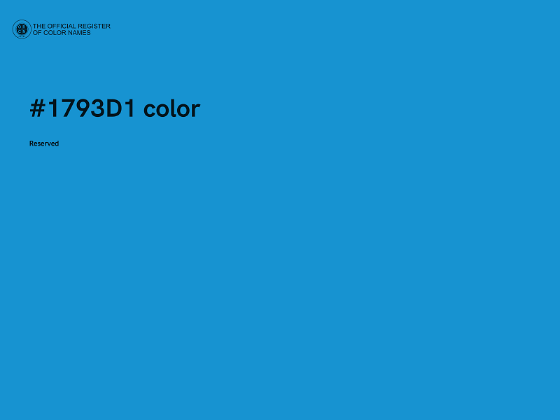 #1793D1 color image