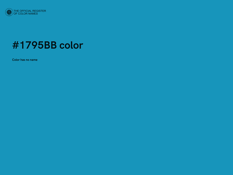 #1795BB color image