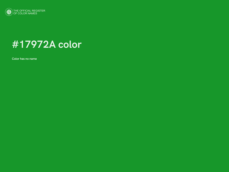 #17972A color image