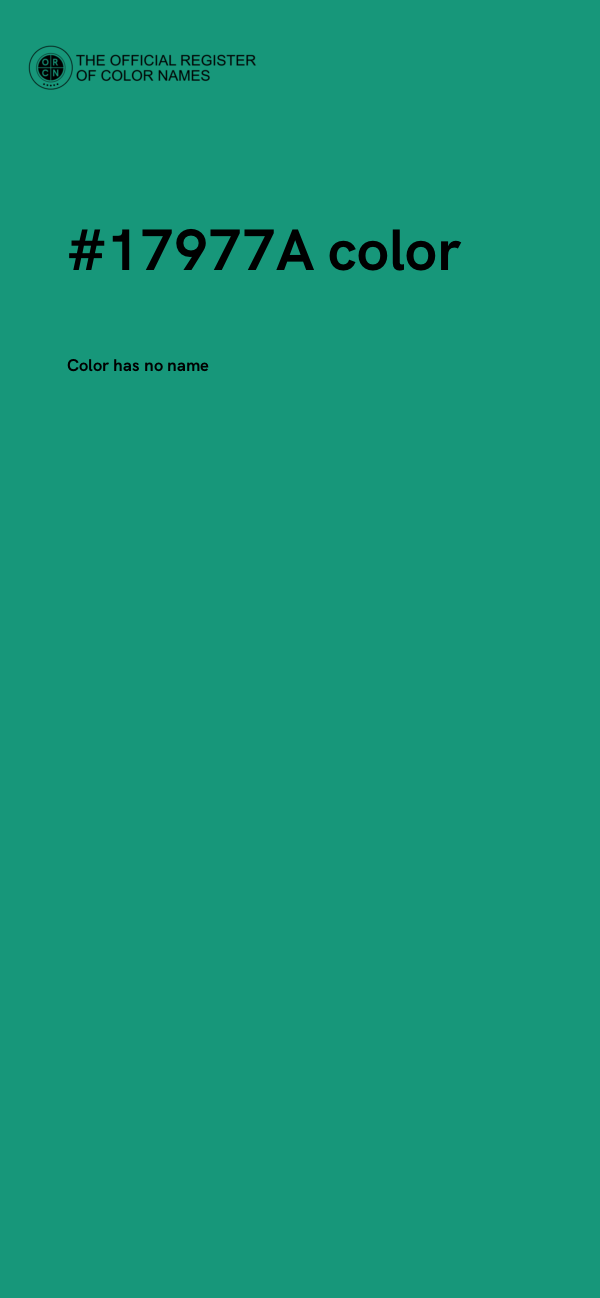 #17977A color image
