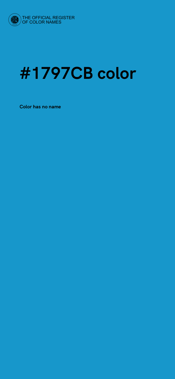 #1797CB color image