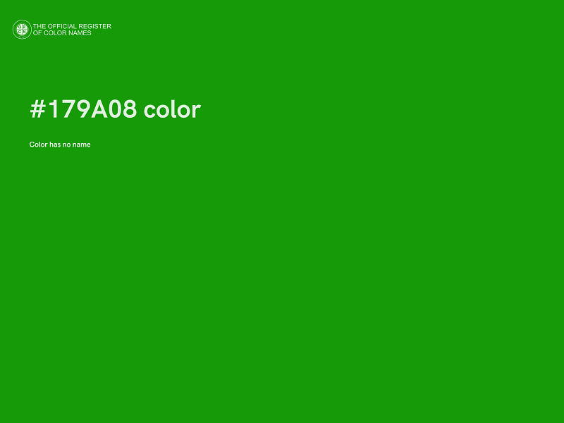 #179A08 color image