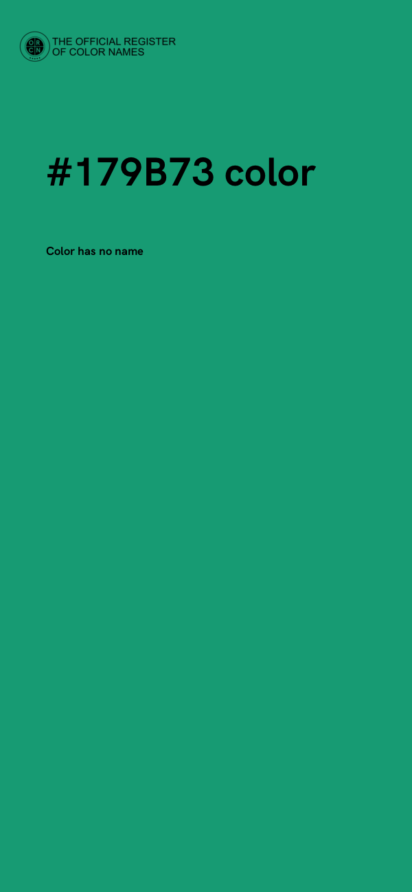 #179B73 color image
