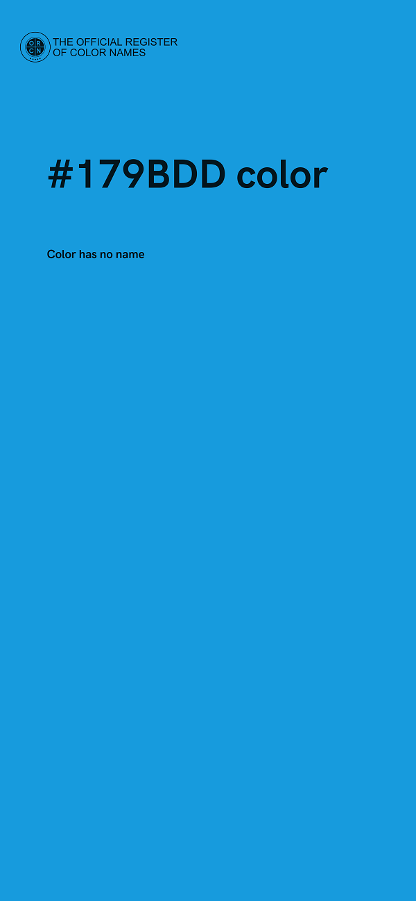 #179BDD color image