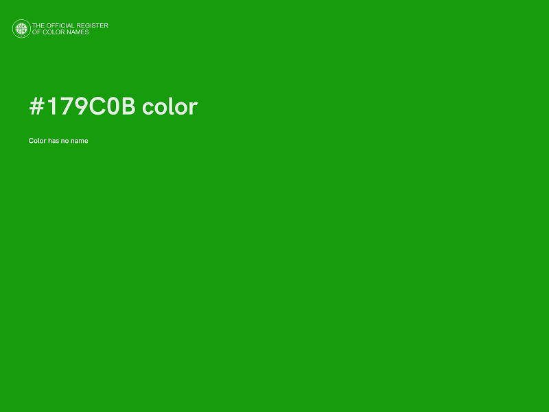 #179C0B color image
