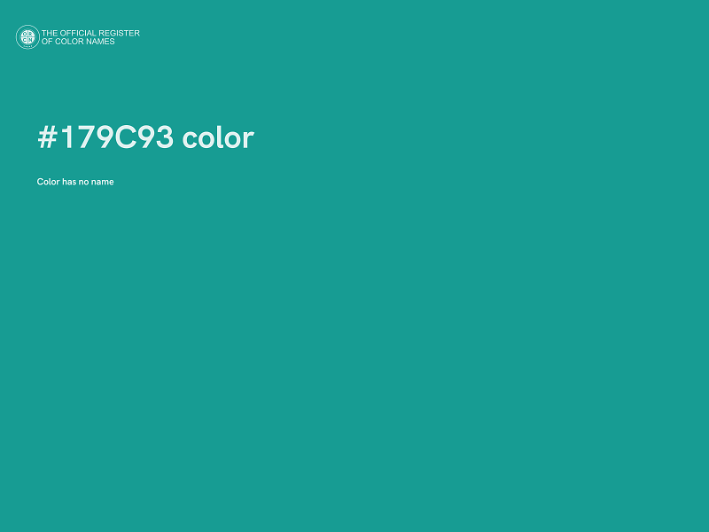 #179C93 color image