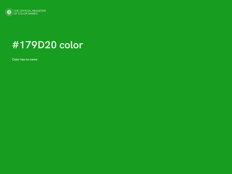 #179D20 color image