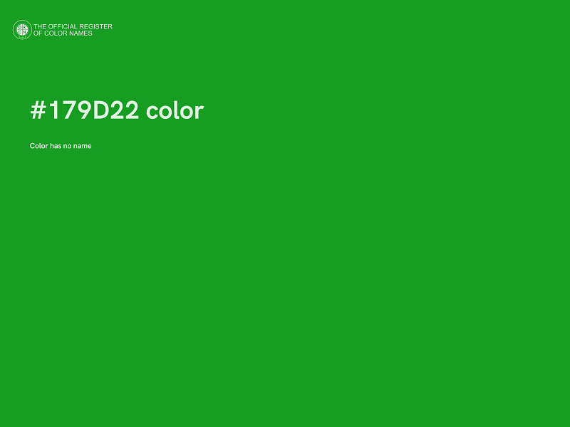 #179D22 color image