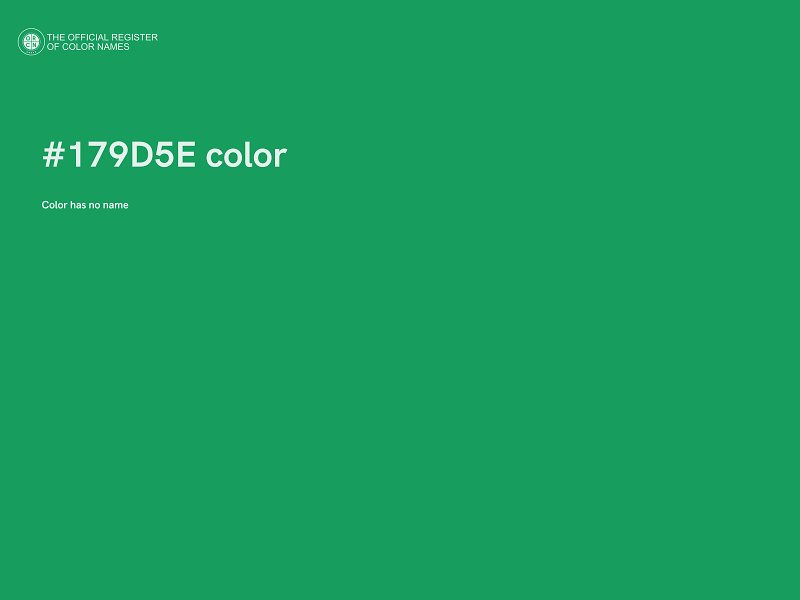 #179D5E color image