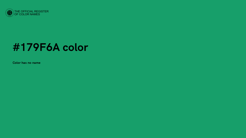 #179F6A color image
