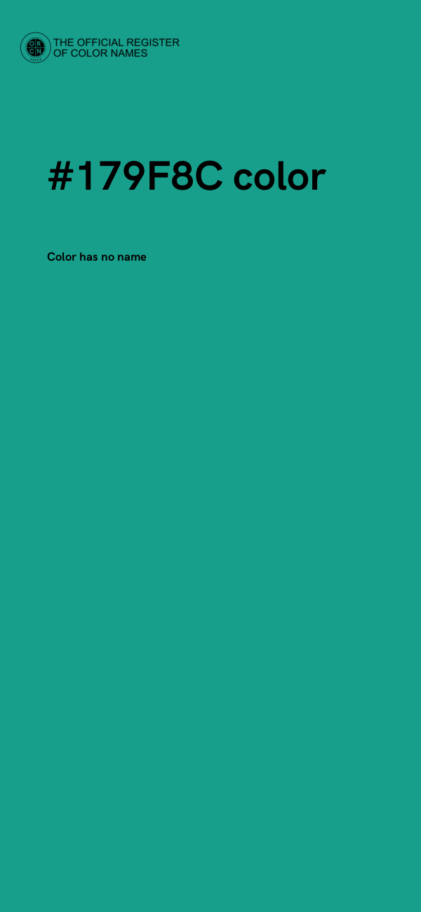 #179F8C color image