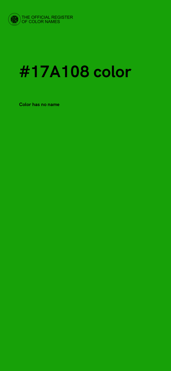 #17A108 color image