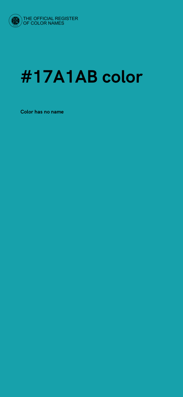 #17A1AB color image