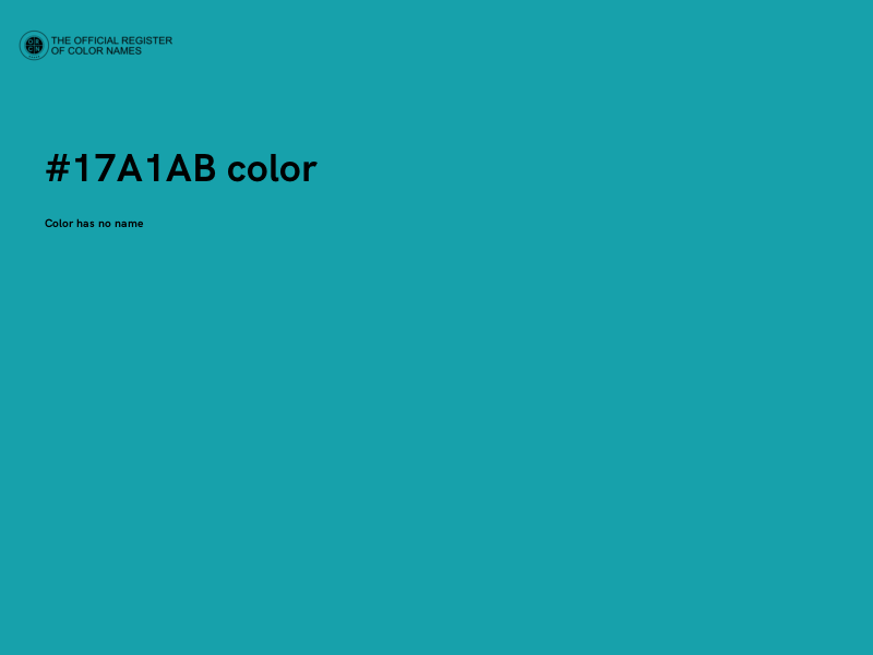 #17A1AB color image