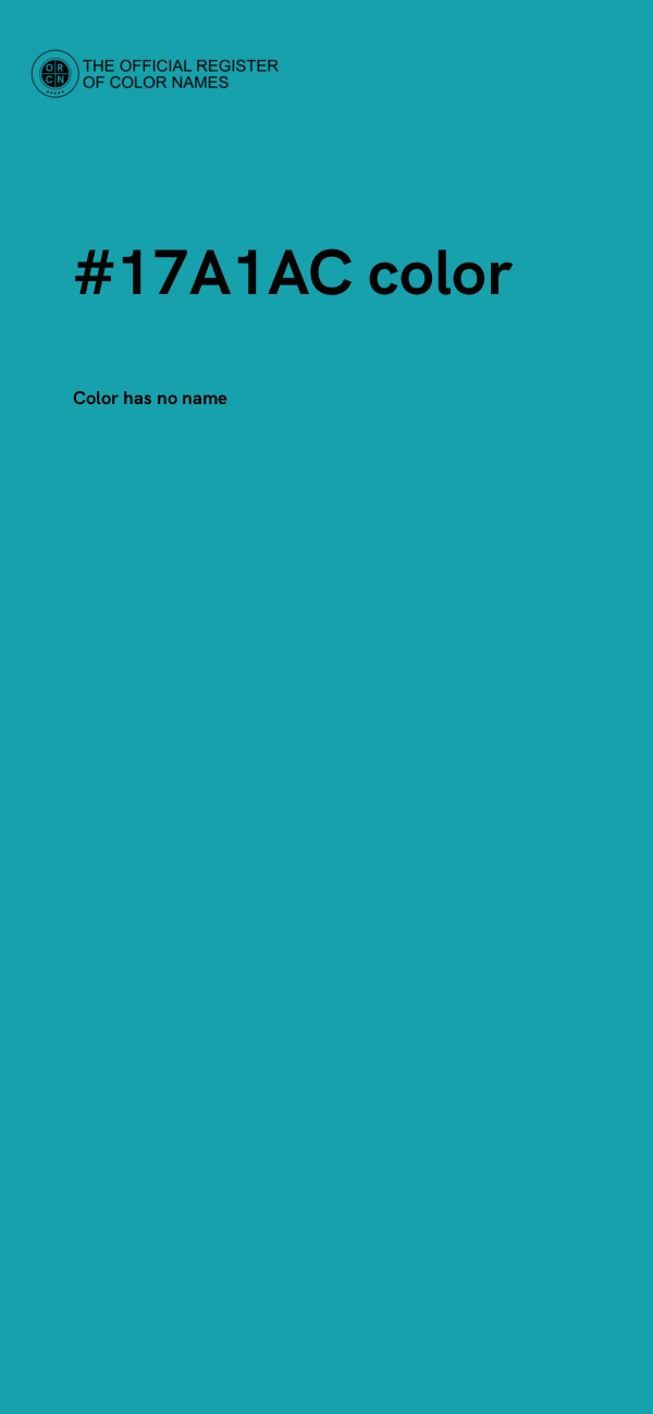 #17A1AC color image