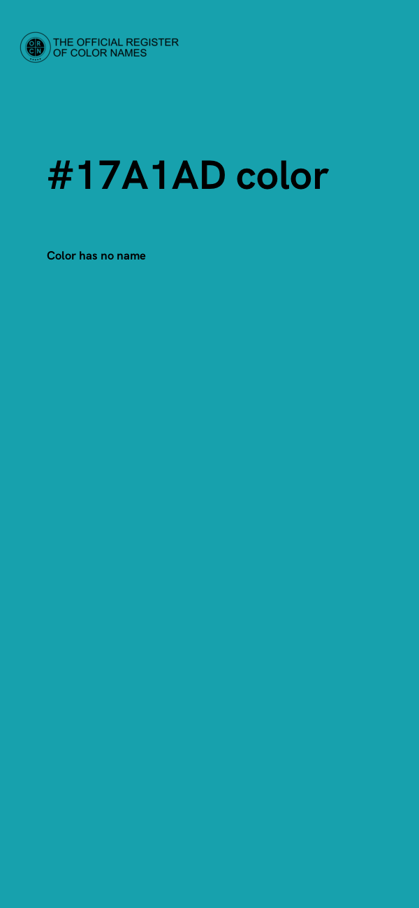 #17A1AD color image