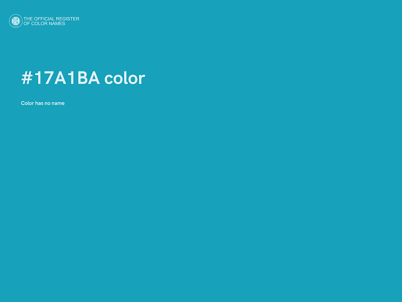 #17A1BA color image