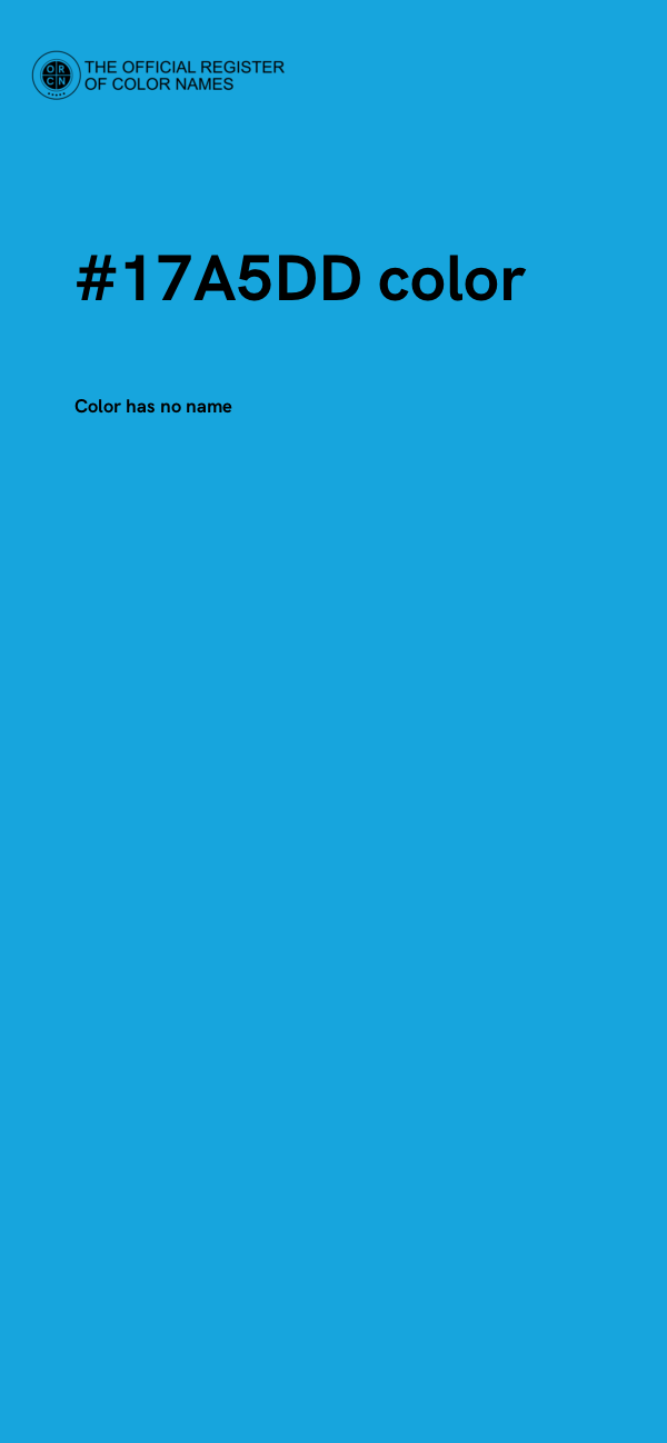 #17A5DD color image