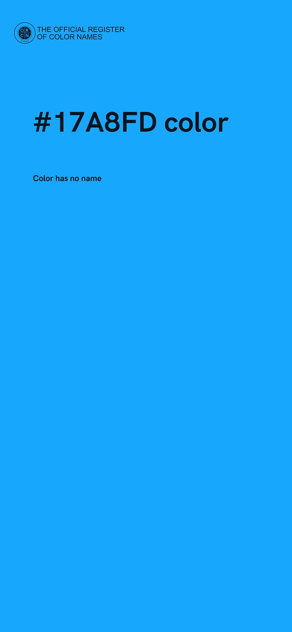 #17A8FD color image