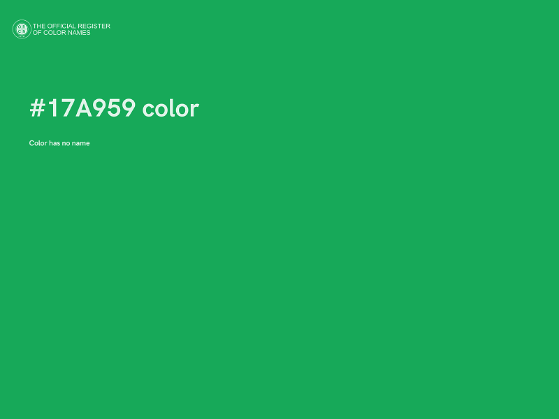 #17A959 color image