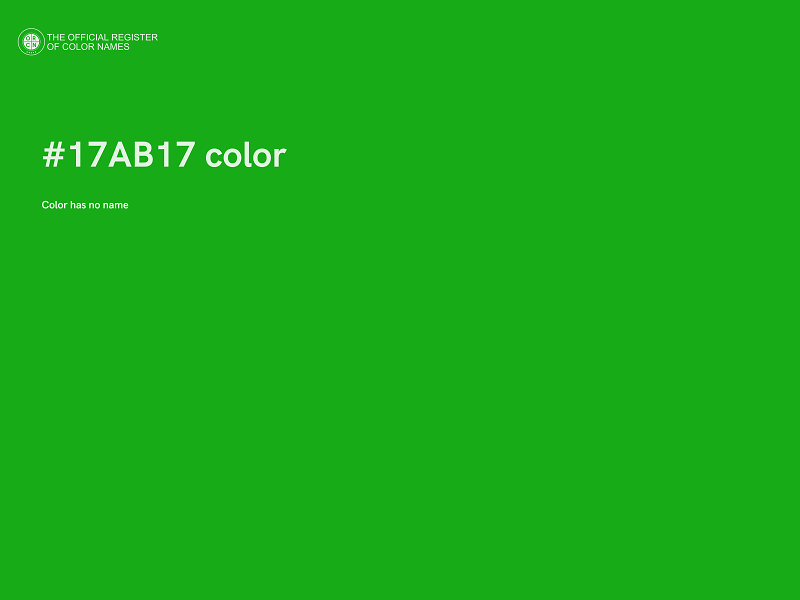 #17AB17 color image