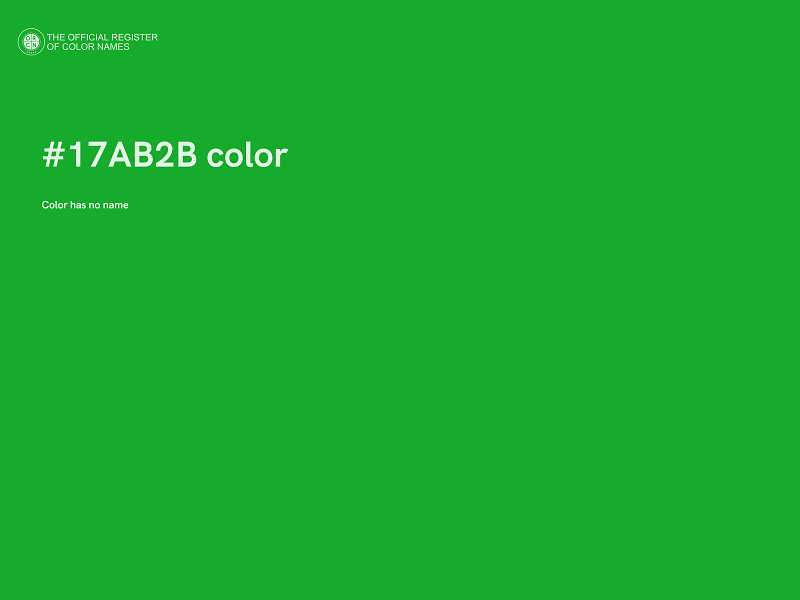 #17AB2B color image