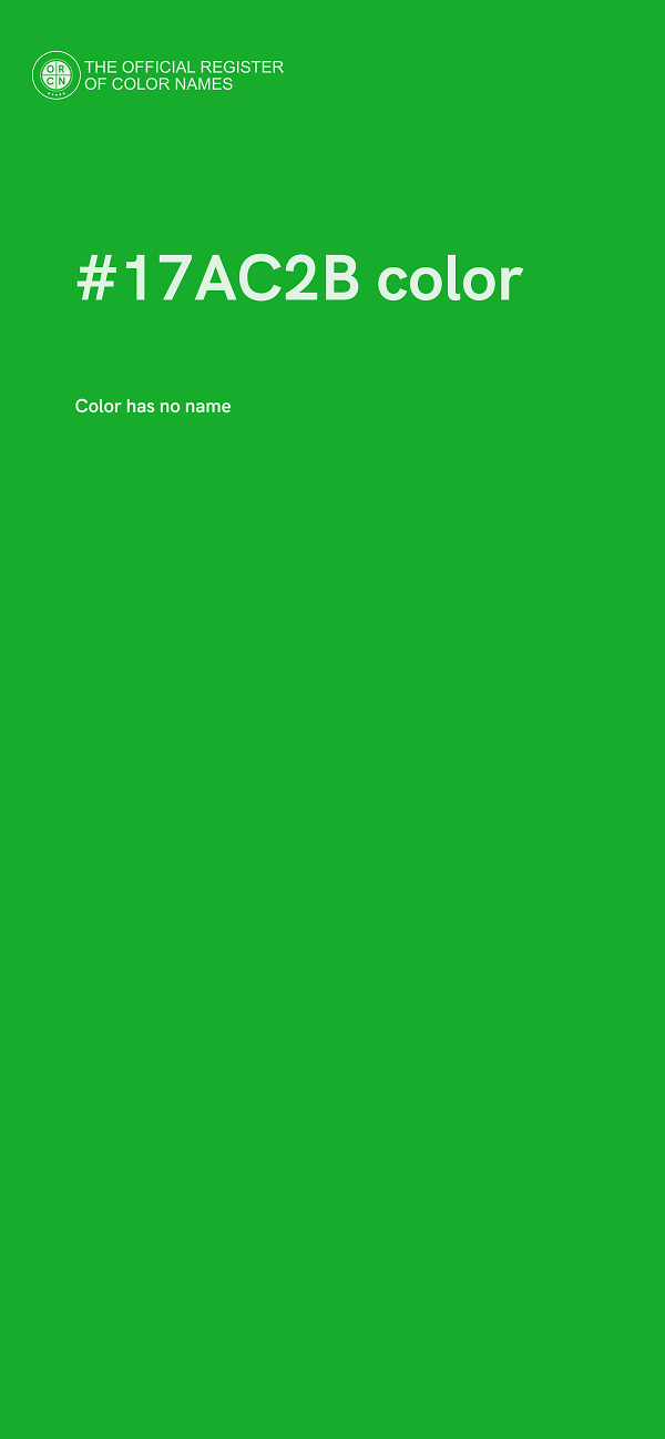 #17AC2B color image