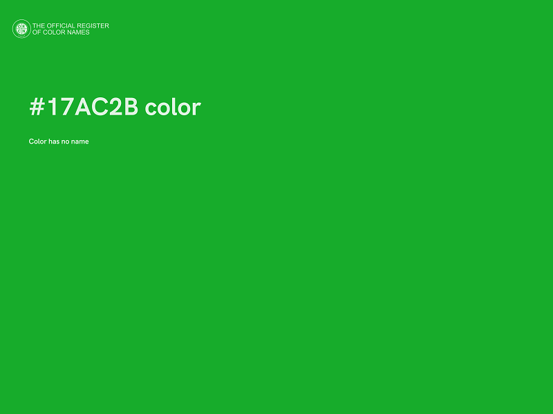 #17AC2B color image