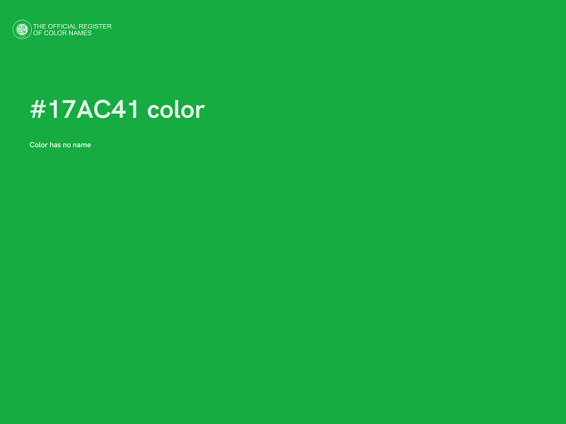 #17AC41 color image
