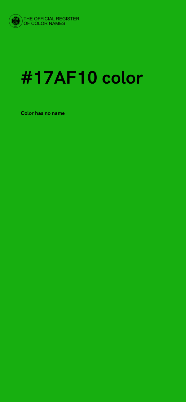 #17AF10 color image