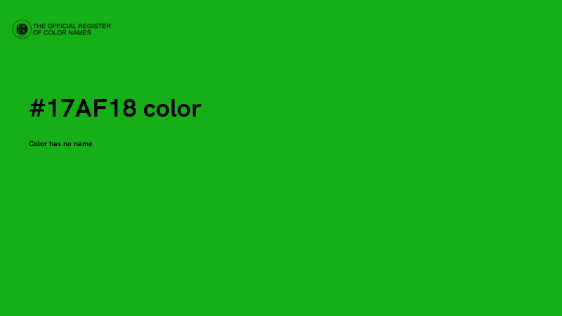 #17AF18 color image