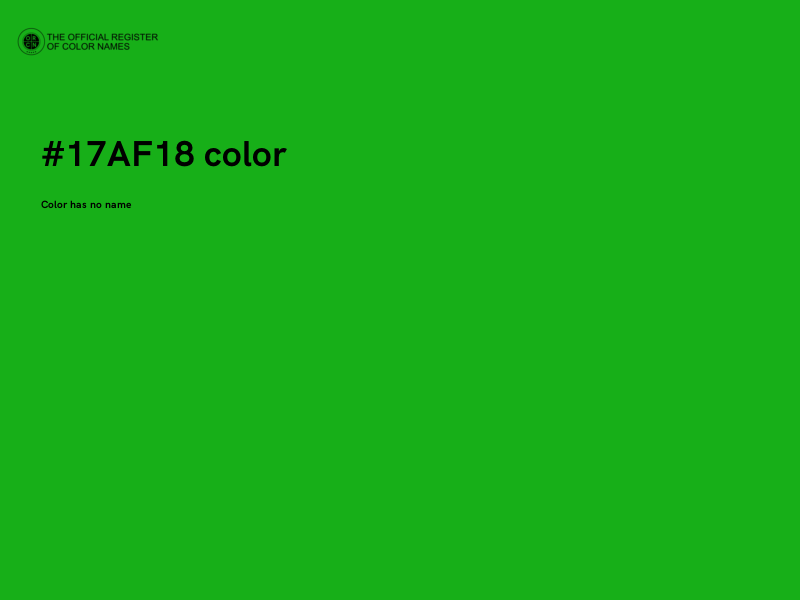 #17AF18 color image