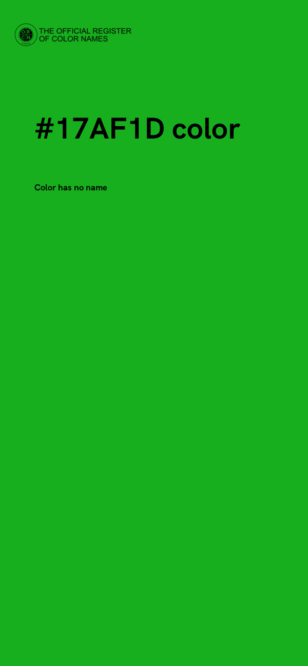 #17AF1D color image