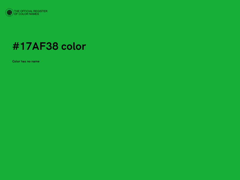 #17AF38 color image