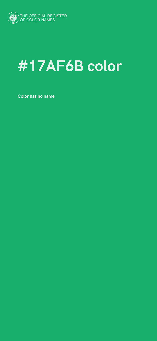 #17AF6B color image
