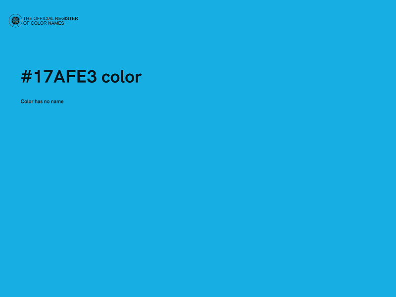 #17AFE3 color image