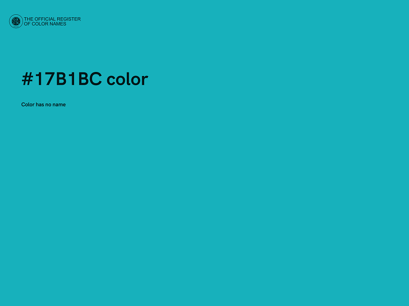 #17B1BC color image