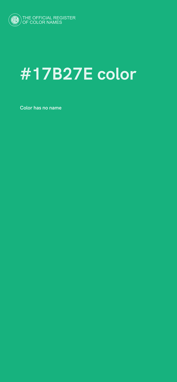 #17B27E color image