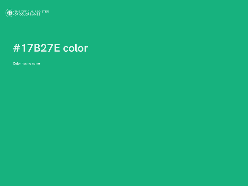 #17B27E color image