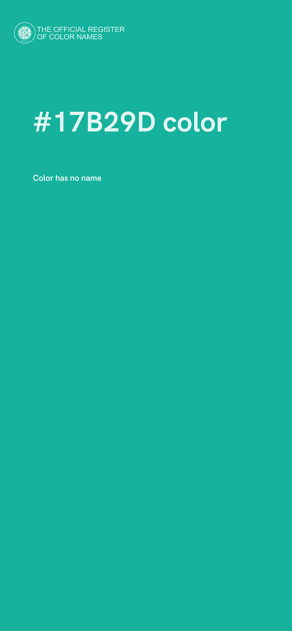 #17B29D color image